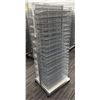 Image 1 : Chrome 2-Sided Display Grid w/ Baskets (baskets vary)