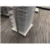 Image 7 : Chrome 2-Sided Display Grid w/ Baskets (baskets vary)