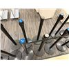Image 4 : Multiple Queue & ProLine Black Retractable Belt Crowd Control Stanchions