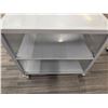 Image 2 : Short 2-Tier Capacity Cart on Wheels 24" x 16" x 22"H