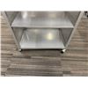 Image 3 : Tall 2-Tier Capacity Cart on Wheels 24" x 16" x 28"H