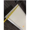 Image 5 : Low Rectangular Display Table w/ Rails on Wheels 44" x 25" x 18"H