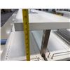 Image 6 : White 2-Sided Display w/ Underneath Storage 50" x 37" x 55"H