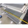 Image 4 : White 2-Sided Display w/ Underneath Storage 50" x 37" x 55"H