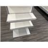 Image 3 : White 2-Sided Display Grid 24" x 23" x 86"H