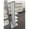 Image 2 : White 2-Sided Display Grid 24" x 23" x 86"H