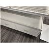 Image 4 : White Single-Sided Display w/ Underneath Storage 50" x 34" x 55"H