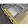 Image 8 : Rectangular Display Table 50" x 14.5" x 33"H w/ 4 Metal Double-Baskets 12" x 12" x 4.5"H