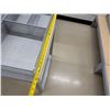 Image 8 : Rectangular Display Table 50" x 27" x 33"H w/ 7 Metal Double & 1 Single Baskets 12" x 12" x 4.5"H