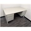 Image 2 : White Desk w/ 4 Drawers 60" x 30" x 29"H