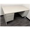 Image 1 : White Desk w/ 4 Drawers 60" x 30" x 29"H