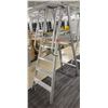Image 1 : Alaco Size 5  Heavy-Duty Rolling Workstand Stock Room Ladder