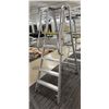 Image 1 : Alaco Size 5  Heavy-Duty Rolling Workstand Stock Room Ladder