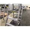 Image 4 : Alaco Size 5  Heavy-Duty Rolling Workstand Stock Room Ladder