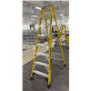 Image 1 : Werner 7308 Yellow 8' Ladder 375 lb Capacity