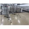 Image 2 : Qty 7 Adjustable Height Rolling Garment Racks 70"L x 67"H