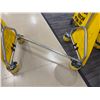 Image 6 : Qty 11  Apparel Transport Carts  w/ Safety Warning Caution Watch Your Step 42"L
