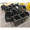 Image 1 : Qty 20 Storage Bins w/ Front Pull Handles 15" x 17" x 18"H