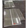 Image 1 : Multiple Metal Framed Wall Displays w/ Glass Covers 20" x 60"