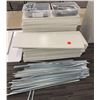 Image 1 : Multiple Metal Display Rack Sections w/ Shelves 48" x 16"