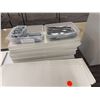 Image 4 : Multiple Metal Display Rack Sections w/ Shelves 48" x 16"