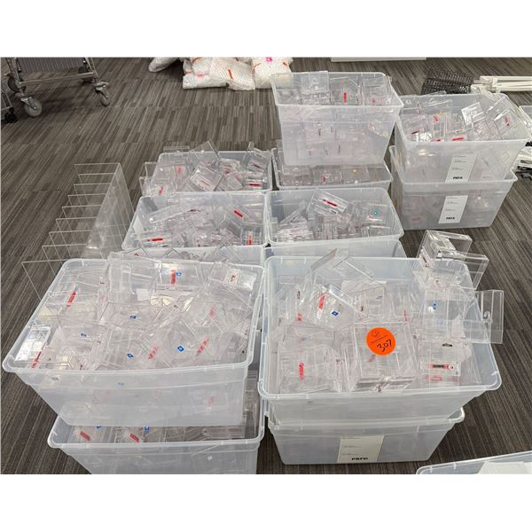 Multiple Bins Clear Acrylic Display Containers, Misc Sizes