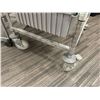 Image 13 : Qty 2 Rolling Multi-Basket Bunker Display Racks, Misc Sizes