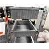 Image 4 : Qty 2 Rolling Multi-Basket Bunker Display Racks, Misc Sizes