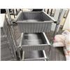 Image 6 : Qty 2 Rolling Multi-Basket Bunker Display Racks, Misc Sizes