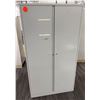 Image 1 : Metal 2-Door Storage Cabinet w/ Inside Shelving 36" x 18" x 65"H