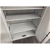 Image 5 : Metal 2-Door Storage Cabinet w/ Inside Shelving 36" x 18" x 65"H
