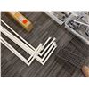 Image 5 : Multiple Display Rack Sections: Vertical Uprights, Wire Basket Organizers, Connector Hardware, etc