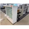 Image 2 : White Retail Display Case w/ Adjustable Glass Shelves & Locking Undercabinets 45" x 18" x 58"