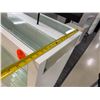 Image 5 : White Retail Display Case w/ Adjustable Glass Shelves & Locking Undercabinets 45" x 18" x 58"