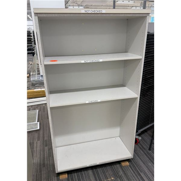 White Adjustable Shelf Shelving Unit 36" x 16" x 66"H