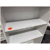 Image 2 : White Adjustable Shelf Shelving Unit 36" x 16" x 66"H