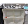 Image 2 : White Display Case w/ 8 Compartments & 4-Drawer Filing Cabinet, Misc Sizes