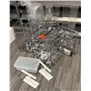 Image 1 : Multiple Metal Displays, White Bracelet Racks, Hooks, etc