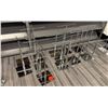 Image 1 : Multiple T-shaped Chrome Retail Display Stands 13" x 14.5"H