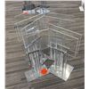 Image 1 : Multiple Clear Acrylic Display Stands w/ Metallic Bases 11" x 20"H