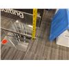 Image 5 : Multiple Clear Acrylic Display Stands w/ Metallic Bases  34" x 22"H