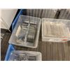 Image 4 : Multiple Bins Clear Acrylic Display Tops, Hooks, etc