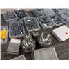 Image 3 : Multiple Bins Metal Hardware, Hooks, Bowls, etc Misc Sizes