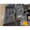 Image 6 : Multiple Bins Metal Hardware, Hooks, Bowls, etc Misc Sizes