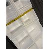 Image 5 : Qty 16 White Cubes 9" x 9" x 9"H & Bin Misc Displays