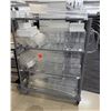 Image 1 : Contents of Cart: Multiple Clear Acrylic Displays, Organizer Displays, etc Misc Sizes (cart not incl