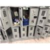 Image 10 : Penco Vangaurd Storage Locker Wall w/ 45 Compartments 15" x 10" x 23"H each & Digital Locks (content