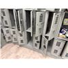 Image 7 : Penco Vangaurd Storage Locker Wall w/ 45 Compartments 15" x 10" x 23"H each & Digital Locks (content