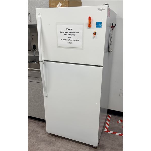 Whirlpool WRT138FZDW00 Wide Top Freezer Refrigerator (contents not included)