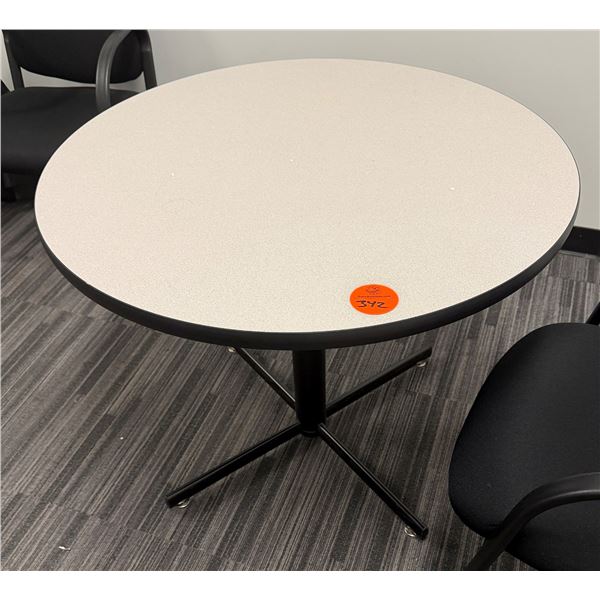 Round Table w/ Metal Pedestal Base 36" Dia, 29"H